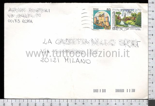 Collezionismo di storia postale buste viaggiate affrancatura tariffe postali degli anni 1990-99